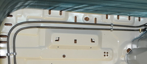 The heater of the outdoor unit pallet