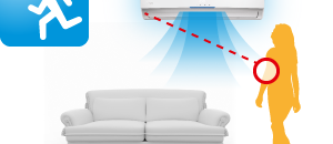 Built-in infrared Sensor
